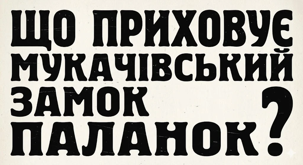Що приховує Мукачівський замок?